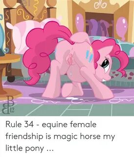 06 12 Rule 34 - Equine Female Friendship Is Magic Horse My L