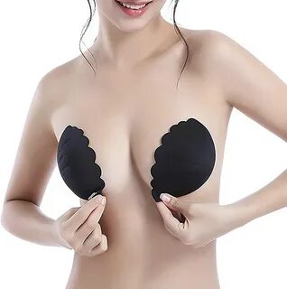 Adhesive Nippleless Covers Strapless Sticky Bra,Lifting Bra 