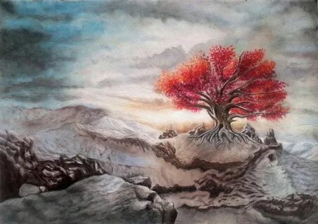 Weirwood Game of thrones art, Game of thrones tree, Digital 