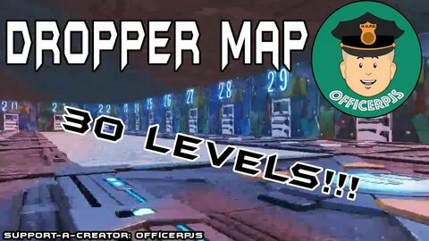 New) Fortnite Dropper Map With 30 Levels!! CODE: 2459-9582-5