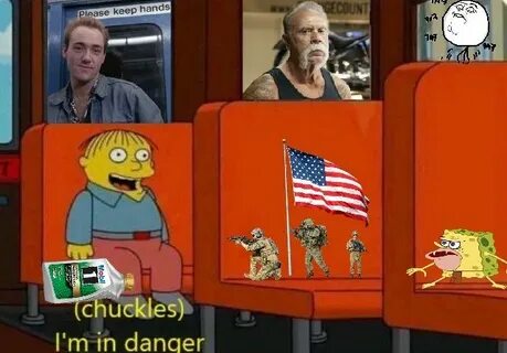 Simpsons Ralph Im In Danger Meme - pic-ify