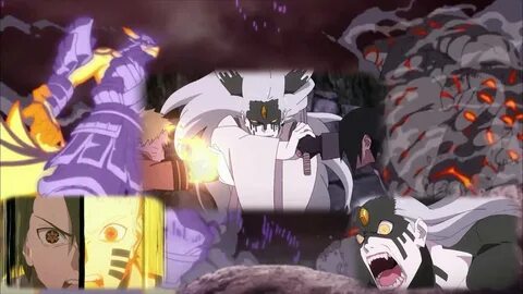 Naruto and Sasuke vs Momoshiki FULL FIGHT HD - YouTube