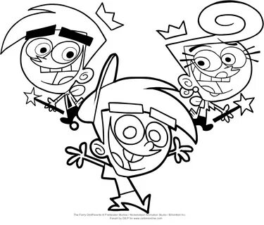 The Fairly Oddparents coloring page