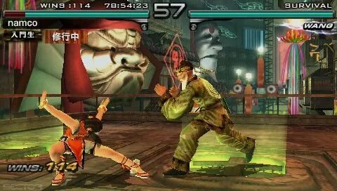 Tekken PSP herné režimy, obrázky Sector.sk