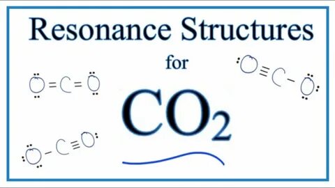 Resonance Structures for CO2 (Carbon dioxide) - YouTube