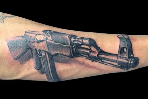 30 AK 47 Tattoos With Meanings and Their Exploding Popularit