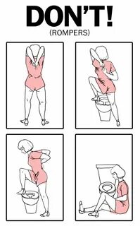 A bathroom goer's guide to peeing in a romper: The Good