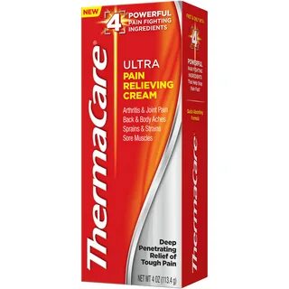 ThermaCare Ultra Pain Relieving Cream, Quick Absorbing Formu
