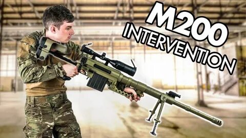 M200 Cheytac Intervention - 10kg Airsoft Sniper Gameplay - Y