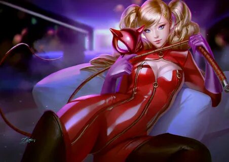 Wallpaper : Ann Takamaki, Persona 5, anime girls, women, blo