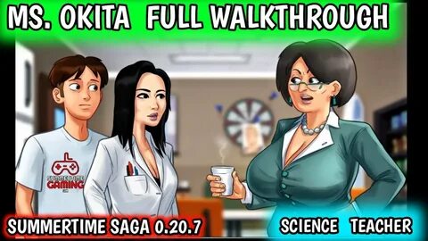 MISS OKITA FULL WALKTHROUGH 🔥 SUMMERTIME SAGA 0.20.7 🔥 SCIEN