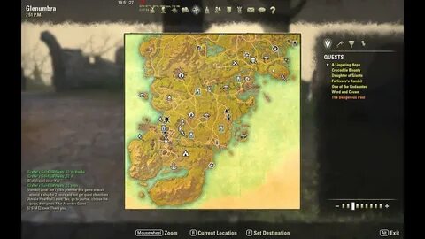 ESO Glenumbra CE Treasure Map - YouTube