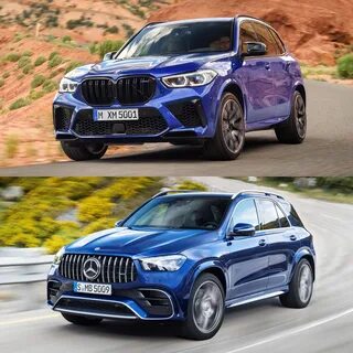 BMW X5 M meets the new archrival Mercedes-AMG GLE 63