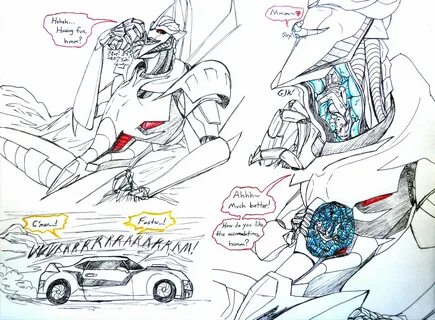Kira and the 2 Bots--Page 4 (Noms+G/t Comic) by SpiderMilksh