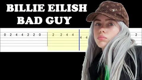 Billie Eilish - Bad Guy (Easy Guitar Tabs Tutorial) - YouTub