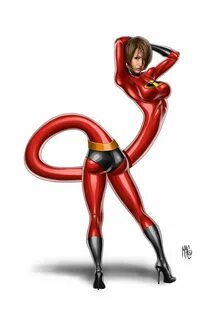 Elastigirl by Mattspaintings.deviantart.com on @DeviantArt T