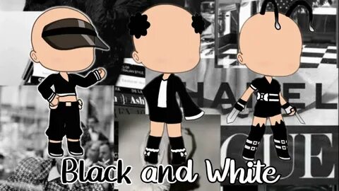 Black & White Outfit Ideas (Gacha Life) - YouTube