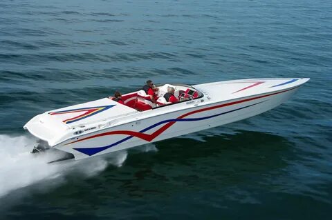 POWERBOAT boat ship race racing superboat custom cigarette o