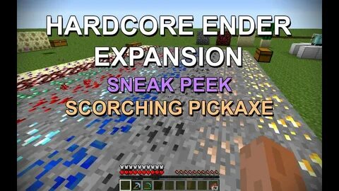 Hardcore Ender Expansion - sneak peek - Scorching Pickaxe
