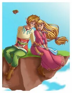 Link + Zelda :: Skyward Sword Skyward sword, Link zelda, Zel