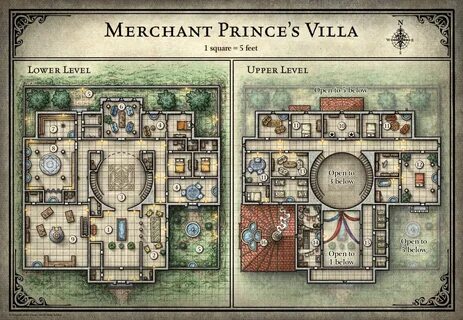 d&d mansion map - Google Search Fantasy city map, Dungeon ma