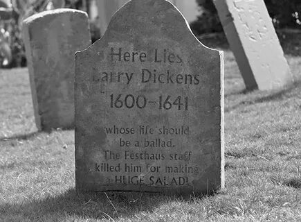 70 Funny inscriptions on tombstones. People whose sense of h