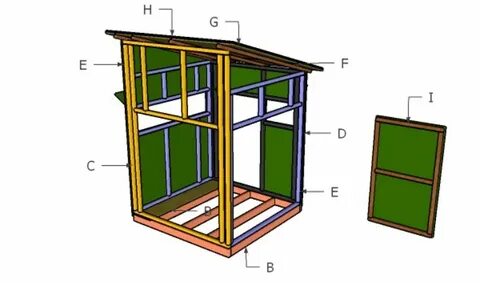 5x5 Deer Blind Roof Plans HowToSpecialist - How to Build, St