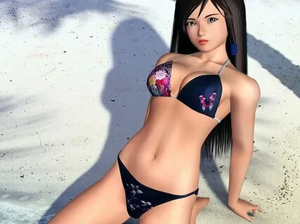 3d girl on the beach, beach, 3d, sand, girl, summer, HD wallpaper.