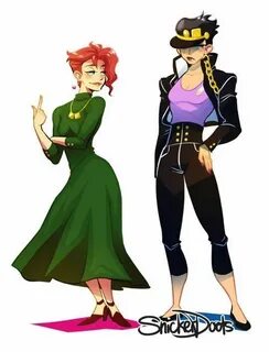 Jotaro Kujo & Kakyoin Noriaki (Female Ver.) (JJBA). Jojo biz