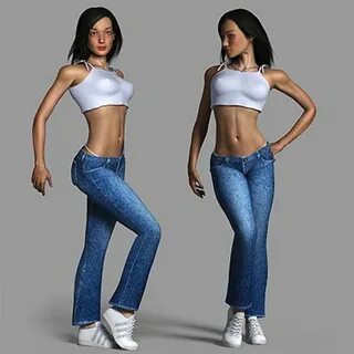 Rigged Woman 3d model, 3ds Max Free 3d models Model, Fashion