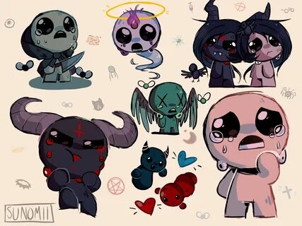 Some doodles. I still love this game. The binding of isaac, 