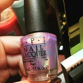 OPI in 'Significant Other Color' iridescent pink nail polish