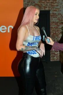 Iggy Azalea attends Ember VIP Launch Party Shiny clothes, Ig