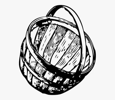 Library of empty fruit basket vector black and white black a