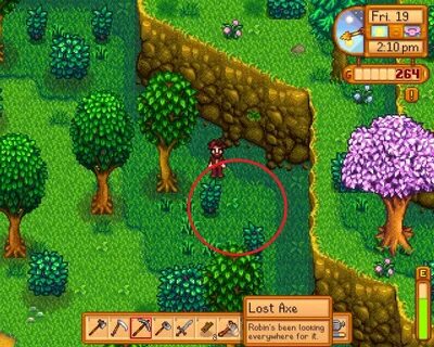 Where Is Robins Axe Stardew Valley