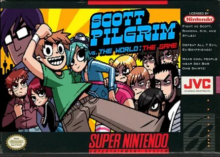 Viewing full size Scott Pilgrim vs. The World box cover