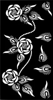 Henna Temporary Tattoo Body Art Sticker Stencil Henna stenci