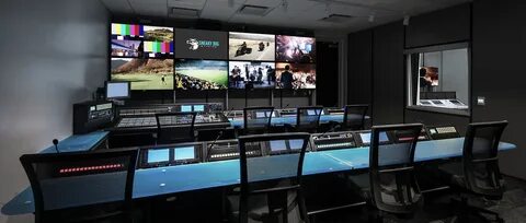 Video Production Control Room for Live Television Production