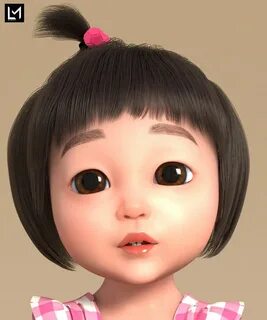 Moonjoo Lee - My daughter 3D character concept Art
