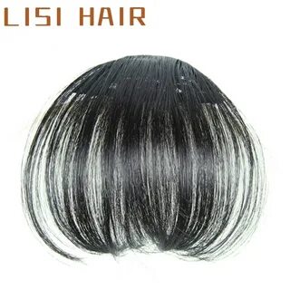 LISI волосы Синтетические Клип в тонких с челкой натуральный