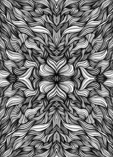 Trippy Drawings Black And White - The Otomotif