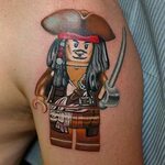 Lego Captain Jack Sparrow #disney #disneytattoo #piratescari