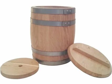 Купить Oak cask barrel 15L with lid wooden for на Аукцион из