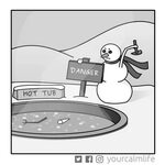 D yourcalmlife / hot tub :: snowman :: yourcalmlife :: comic