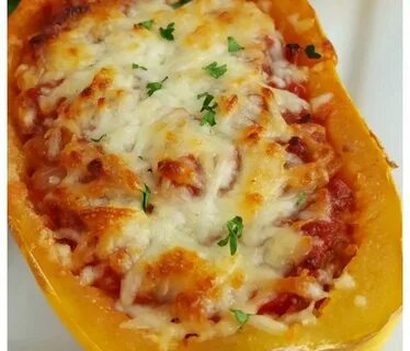 Healthy Dinner Recipes: Low-Carb Stuffed Spaghetti Squash La