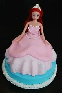 A Little Something Sweet - Custom Cakes Ariel doll cake, Dol