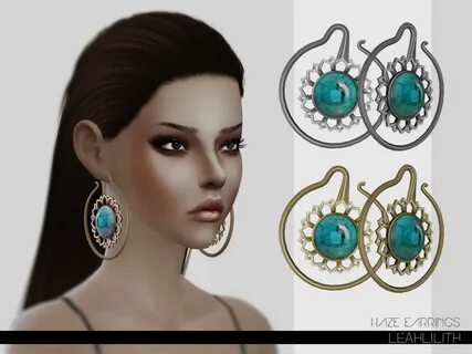 The Sims Resource - LeahLillith Haze Earrings