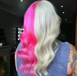 Virgin Pink Vivid hair color, Pink blonde hair, Hair job