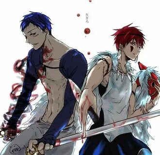 Aomine Daiki x Akashi Seijūrō 青 峰 大 輝 x 赤 司 征 十 郎 (青 赤) イ ラ 