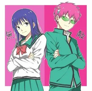 Teruhashi Kokomi and Saiki Kusuo Anime romance, Anime, Saiki